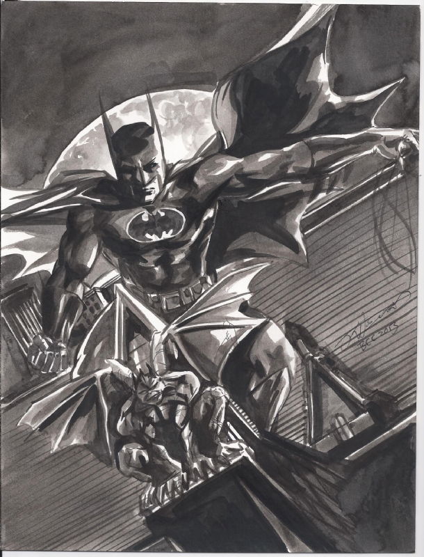 Batman In Craig Soares S My Collection Comic Art Gallery Room